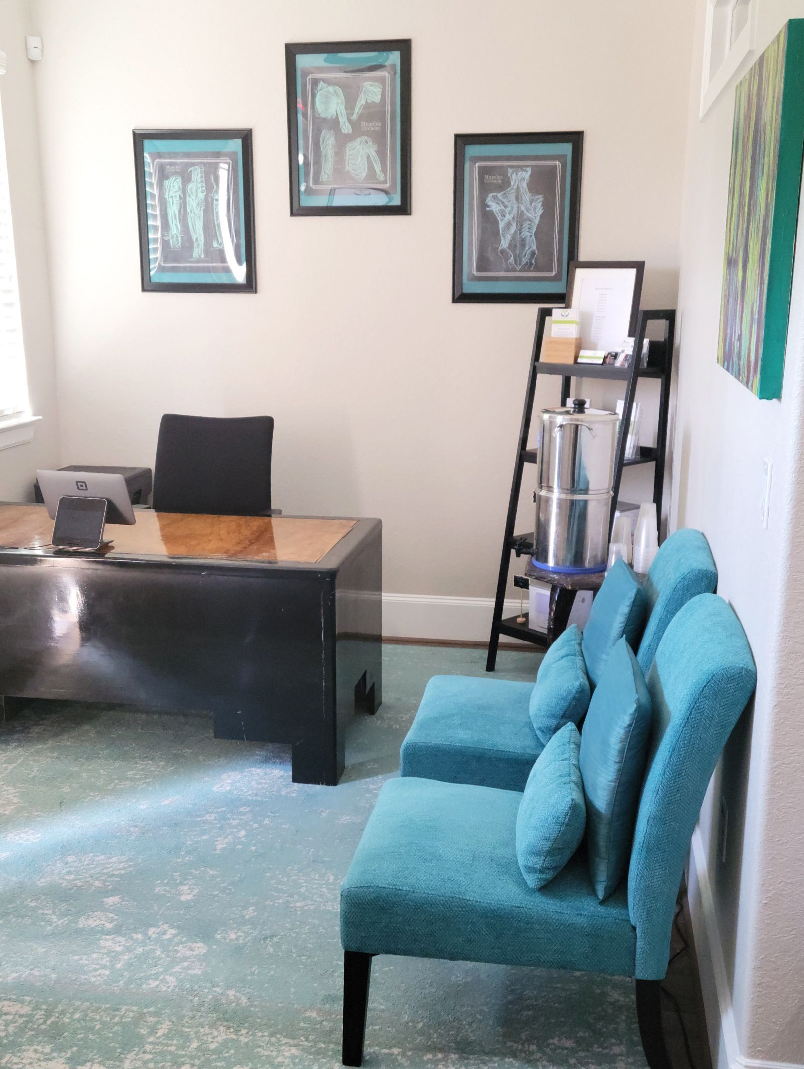 Kinetic Massage Work waiting area